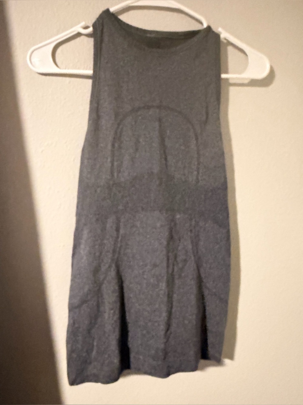 Lululemon Swiftly Tech Tech Racerback Tank Top High Neck Gray Heathered Black 4